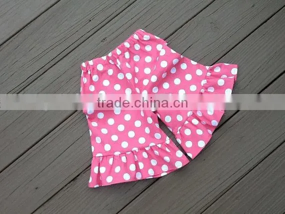 Baby girl new design color combination shorts for summer plain color kids shorts