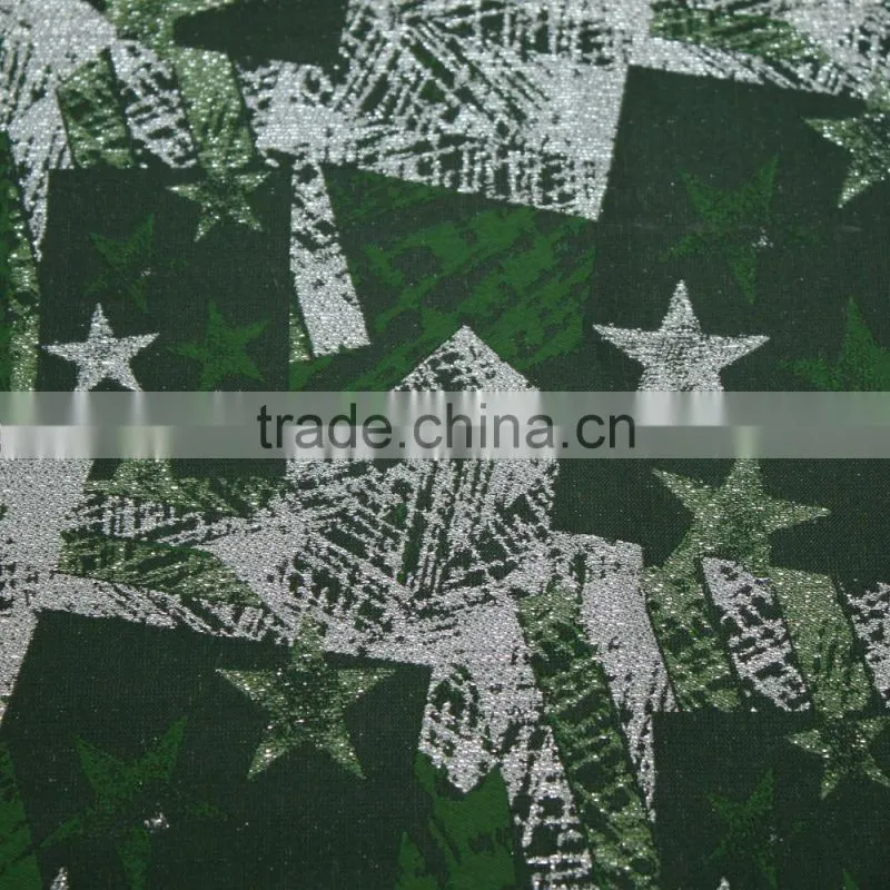 Custom Design Stars In Shining Dress Fabric
