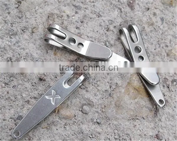 EDC Bag Suspension Clip with Key Ring Carabiner Stainless Steel Outdoor Quicklink Tool