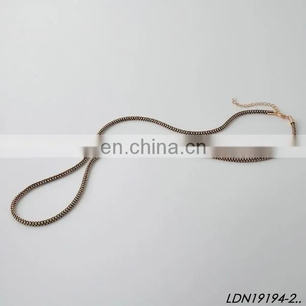 Fancy thick chain magnet clasp bracelets and necklaces set