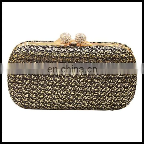 2015 China straw bag wholesalers, colorful straw clutch bag, fashion ladies straw bag
