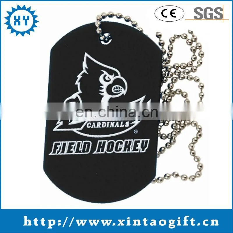 England flag metal dog tag necklace with ball chain