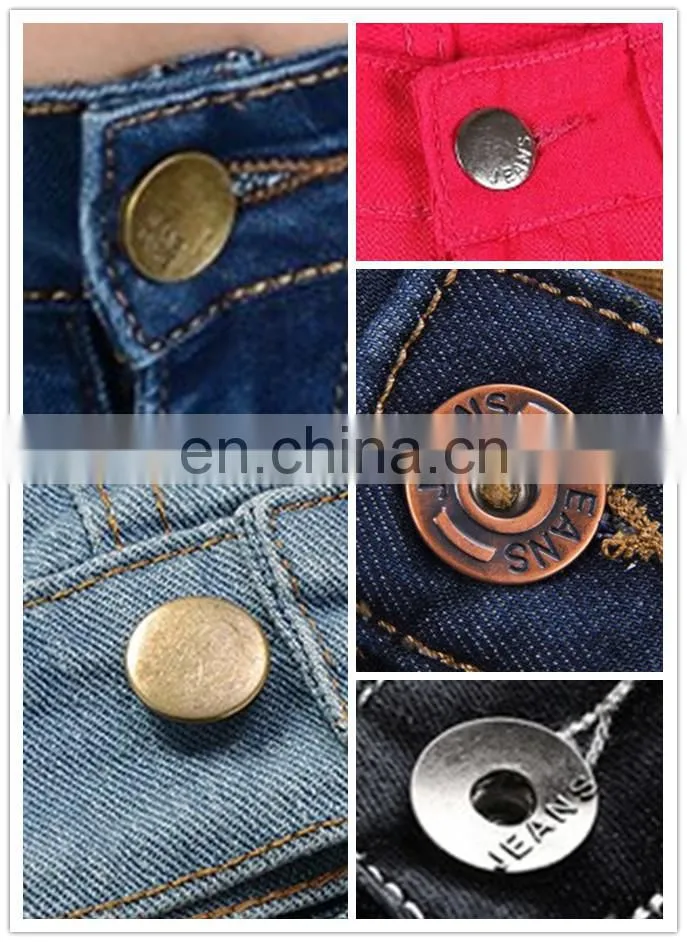 Metal zinc alloy custom sewing buttons
