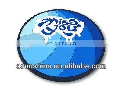 hot sale OEM-factory Embossed / debossed 3D Soft PVC Coaster