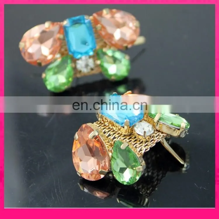 high quality crystal rhinestone shoe accessory shoe buckle for lady shoes