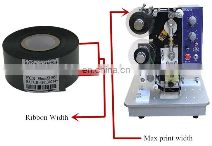 High quality 35mm*122m hot stamp coding foil for hot stamping coding machine