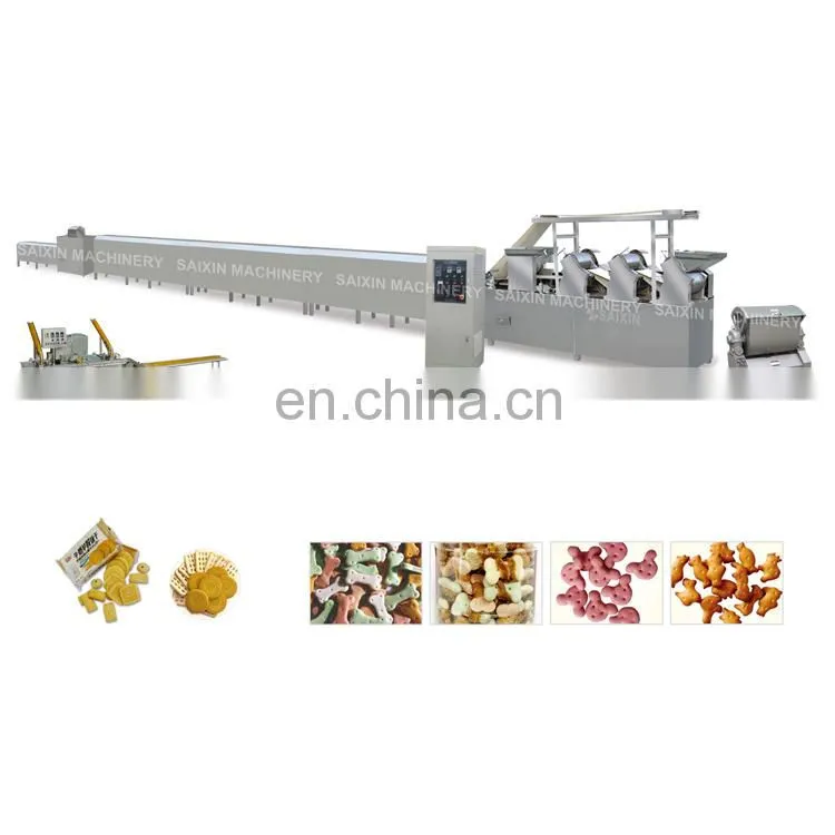 small automatic biscuit making machine for home soft and hard in snack machines production line