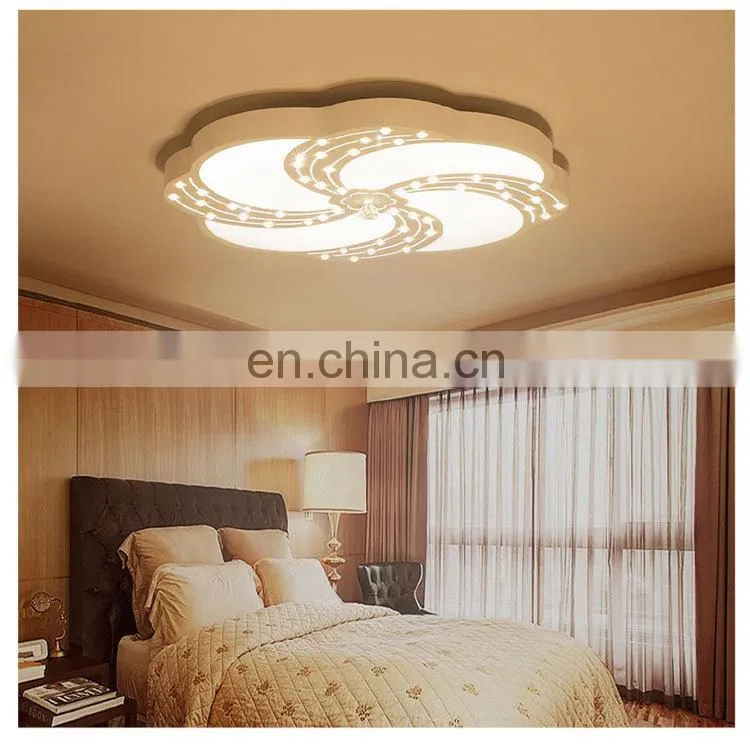 Factory hot sales romantic warm living room LED ceiling lamp lights bedroom modern simple restaurant lights