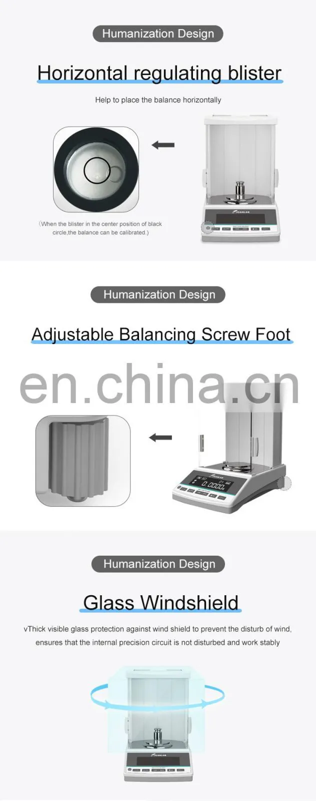 JOAN Lab 0.1mg Digital Analytical Balance FA2204