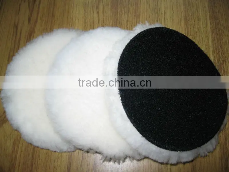 7'' Sheepskin velcro buffing pad