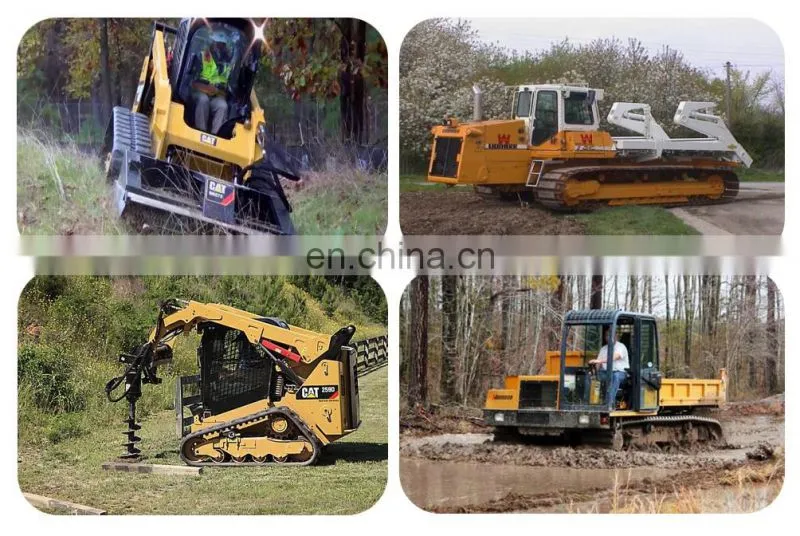 High quality combine harvester rubber track snow scooter rubber track made in China