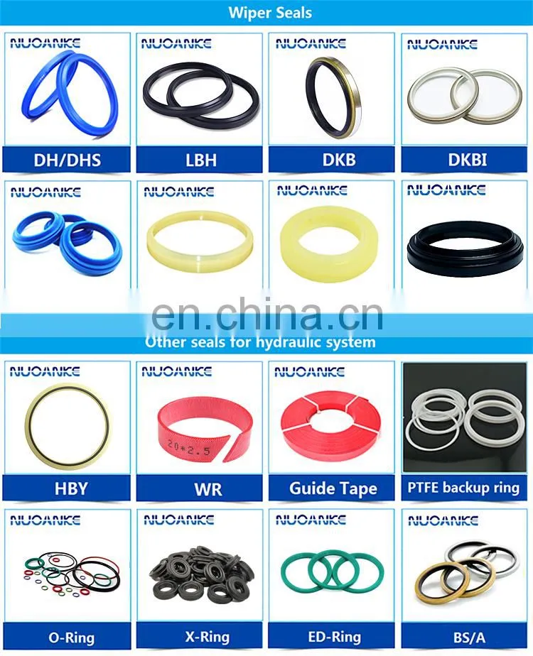 China Manufacture U Cup Dust Step Buffer Polyurethane PU Rubber Hydraulic Piston Rod Oil Seal Hydraulic Cylinder Seal