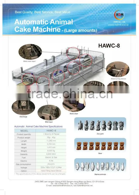 HDM Automatic animal cake machine