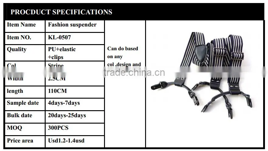 fashion lady suspenders for women