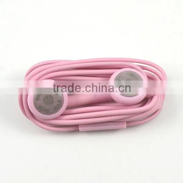 High quality ,low price, 3.5mm colorful earphones for iphone4/apple