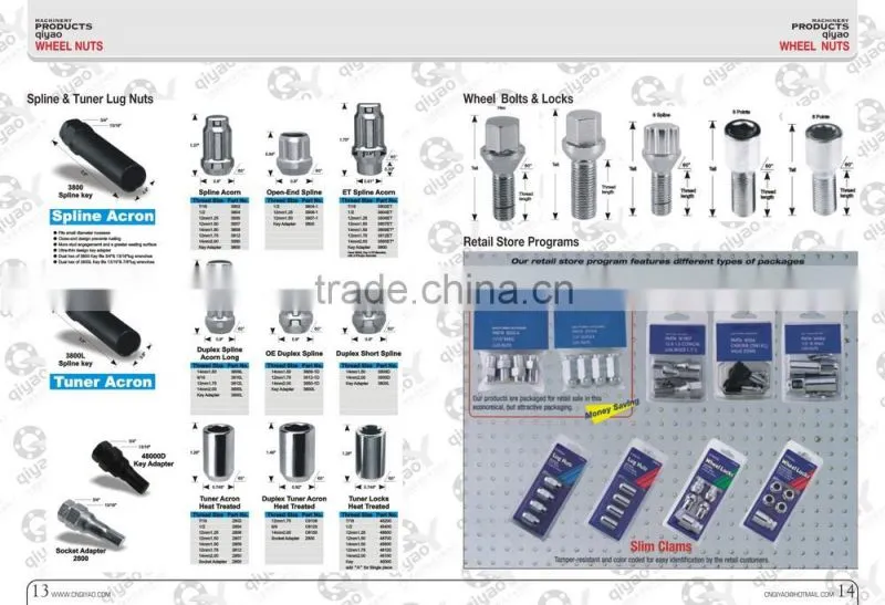 decorative nut and bolt