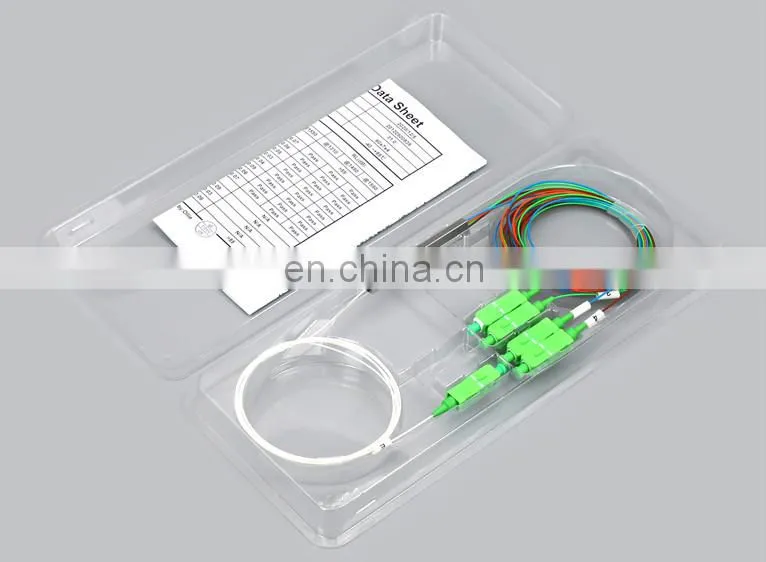 plc splitter plc 1 x4 SC/APC splitter rmini fiber optic plc splitter