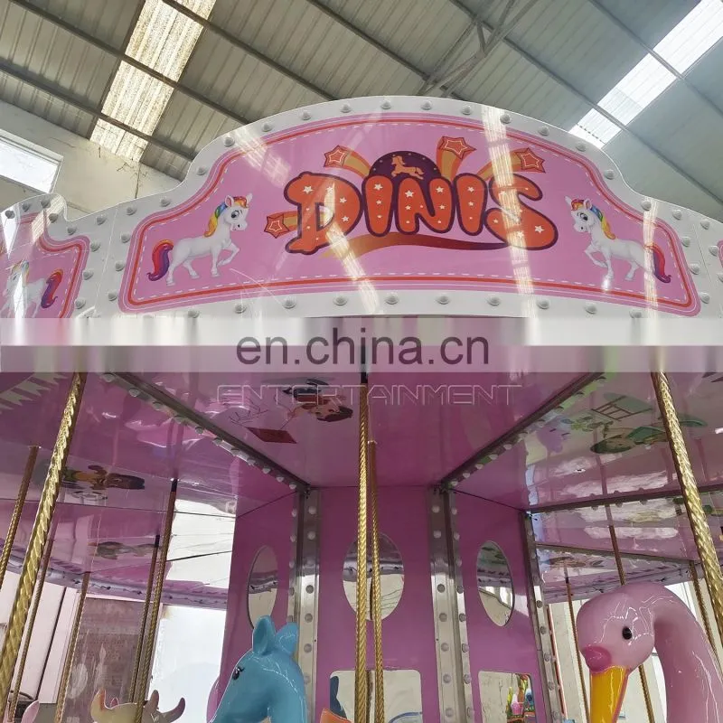 Outdoor and Indoor Carousel Horse Children Fun Games Merry Go Round for Sale