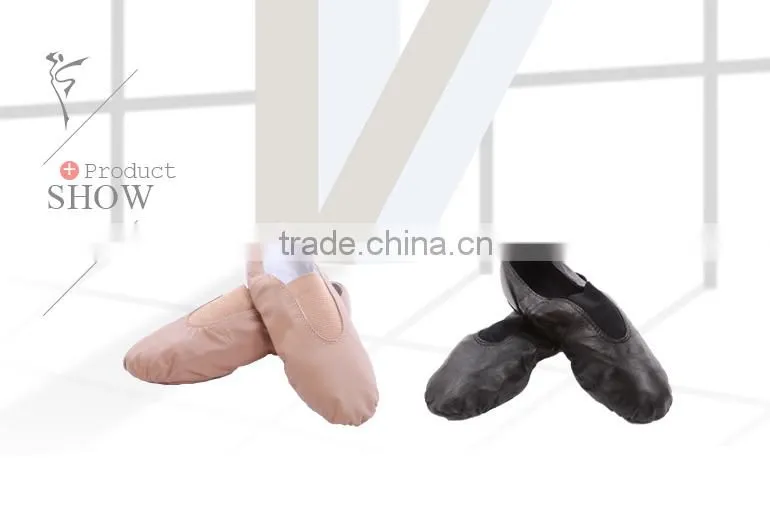 5364 Dance Shoes, Slip on Jazz Shoes, Leather Unisex Jazz Dance Shoes
