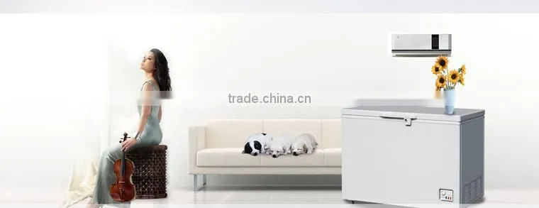100-180L single door solid door mini chest freezer