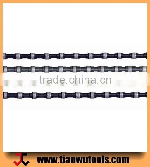 Sintering Diamond Wire Rope Stone Quarry Cutting Wire Saw Used On Diamond Wire Saw Machine