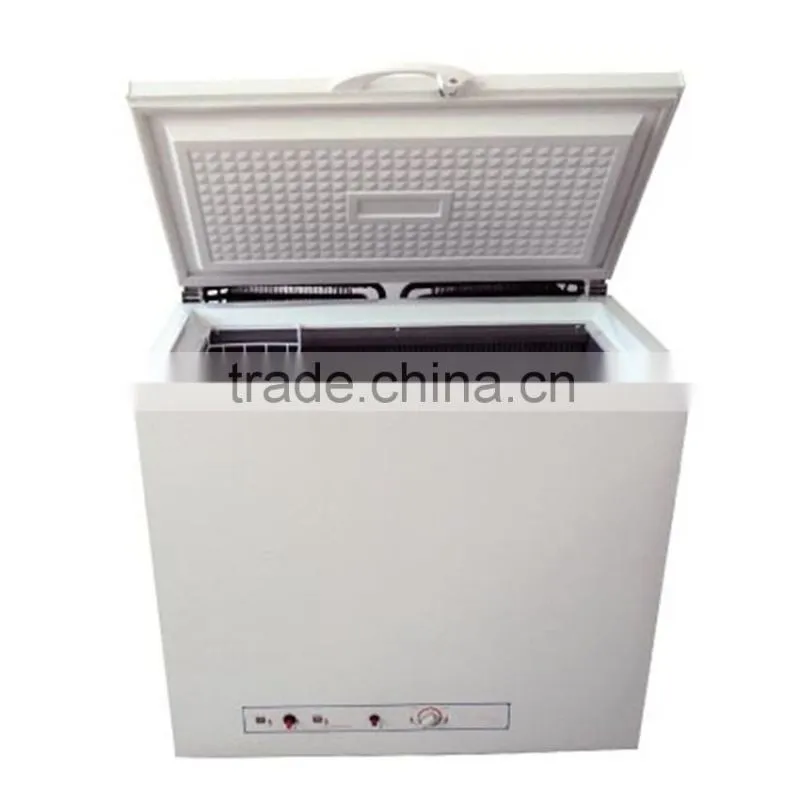 Big capacity best price LPG gas powered kerosene chest display freezer