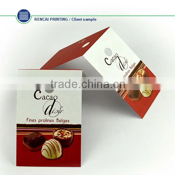 Fancy design promotion hard paper gift card Merry Christmas greeting card