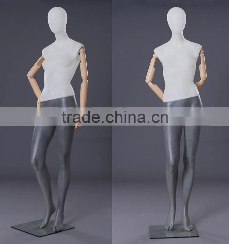 stand flexible full body female mannequin