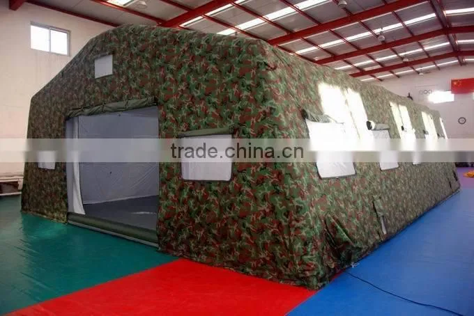 100% air sealed gaint Inflatable tent for army tent