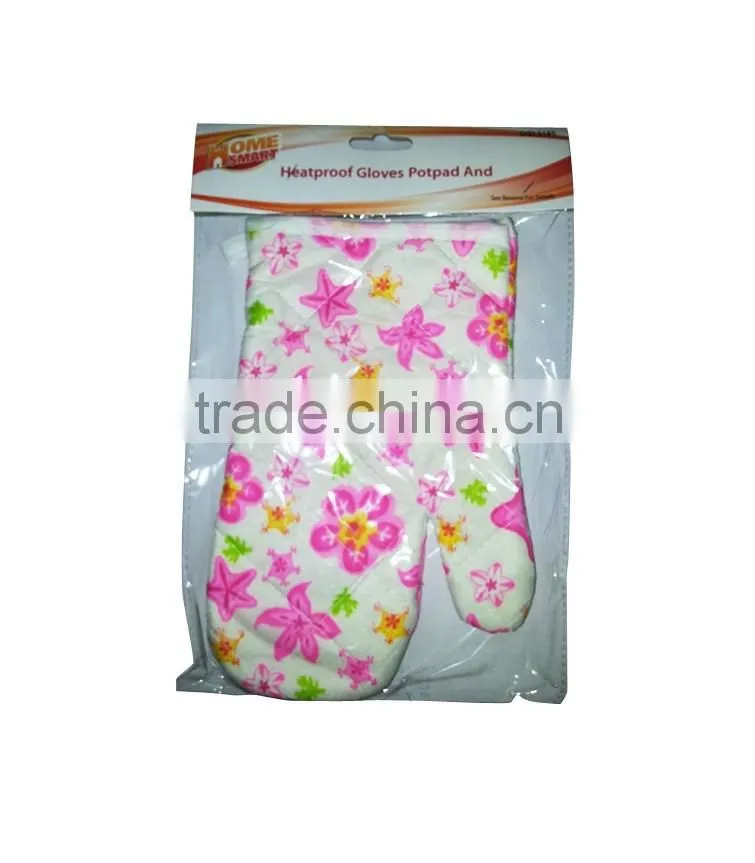 High Quality Heatproof Microwave Oven Cotton Cooking Glove
