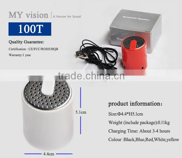 Coporate anniversary gift giveaways mini bluetooth speaker