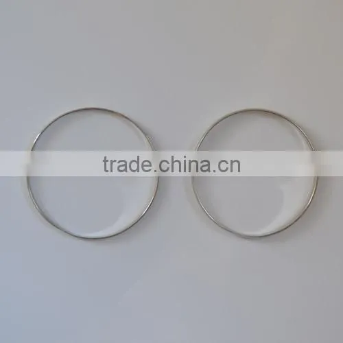 Best seller Plain metal bangle,silver bracelet for kids charm bracelets