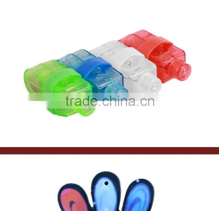 2016 New High Quality Cheap Colourful Flashing Led Finger Lights Party Decorations