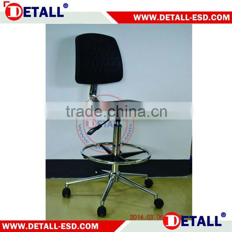 High quality ESD Polyurethane Chair with foot rest ring