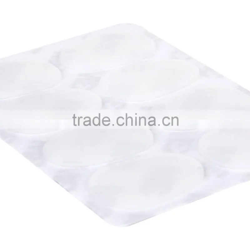 0.8mm 8pcs/set Saxophone Mouthpiece Patches Pads Sax Cushions AltoTenor white Silicone