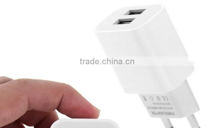 2016 trending products AU UK US EU plug USB travel charger 2.1A universal 2 Ports Dual USB wall charger for samsung