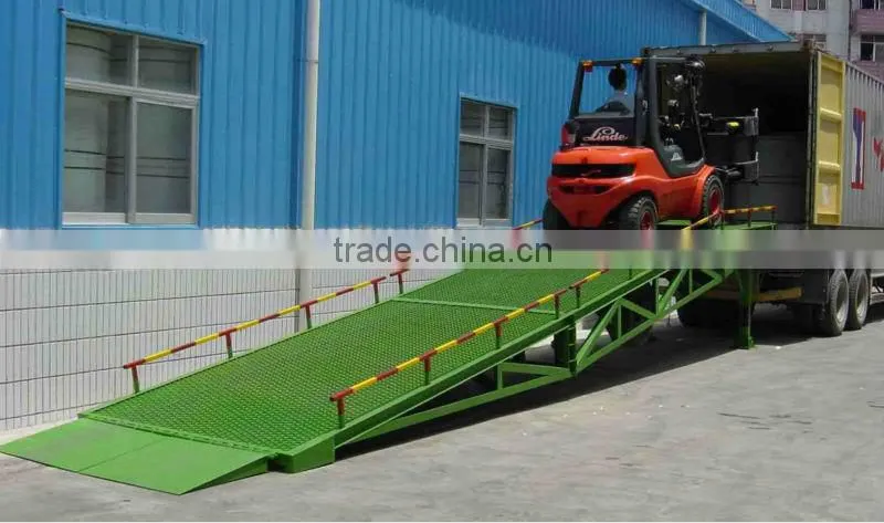 car ramp for forklift loading and unloading cargo