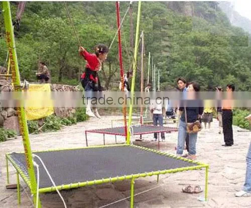 small amusement equipment bungee jumping kids trampoline