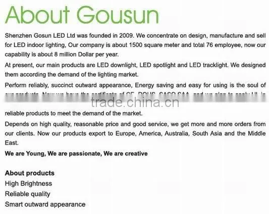 Quality first Dimmable 10W COB LED Track light