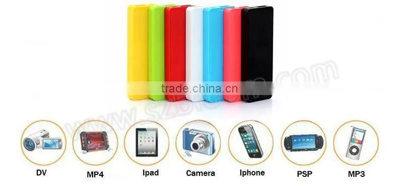 Factory 2000mah slim power bank ,manual for universal power bank ,2000mah power bank custom shape