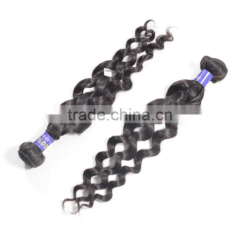 Natural French Curl Style Remy Malaysian Human Hair Extension
