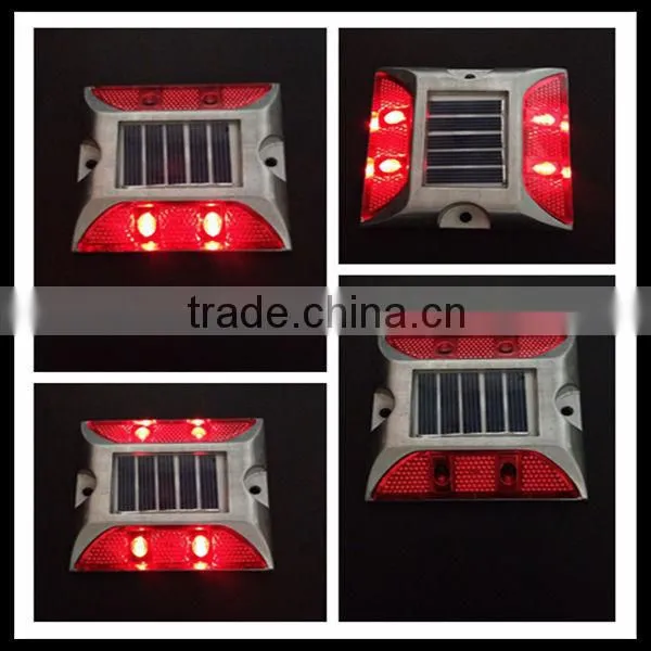 solar LED flash traffic marking stainless steel road stud