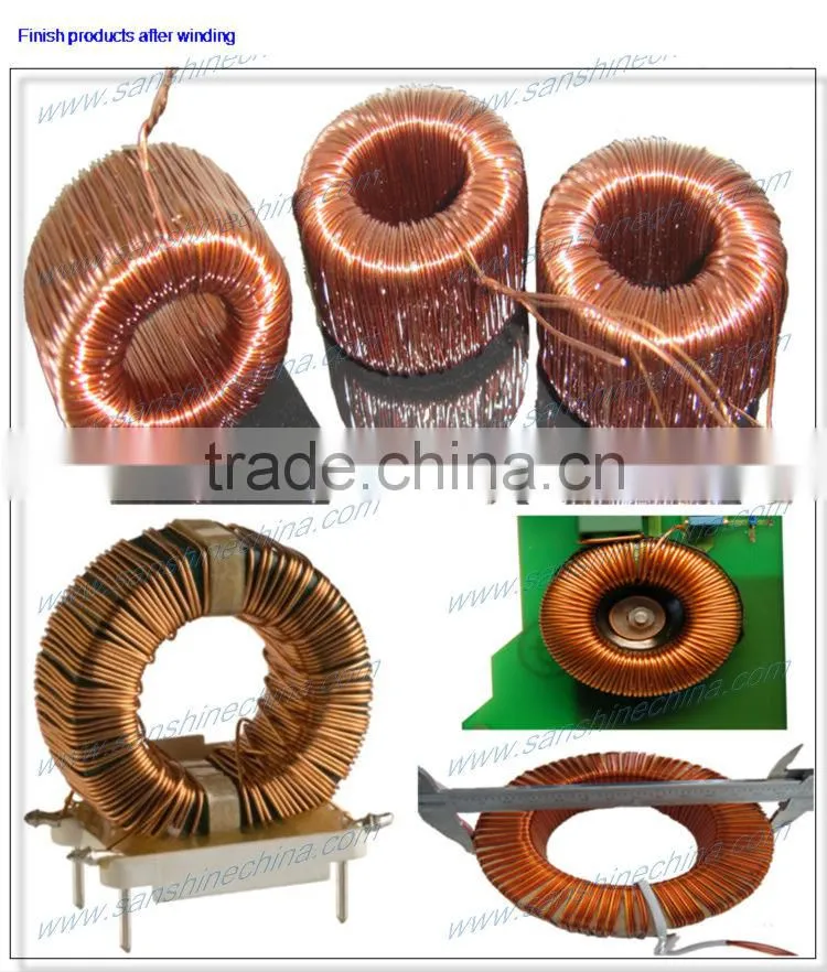 automatic light dimmer toroid coil winding machine(SS900B8 series final OD 20~150mm) replace RUFF toroidal winder