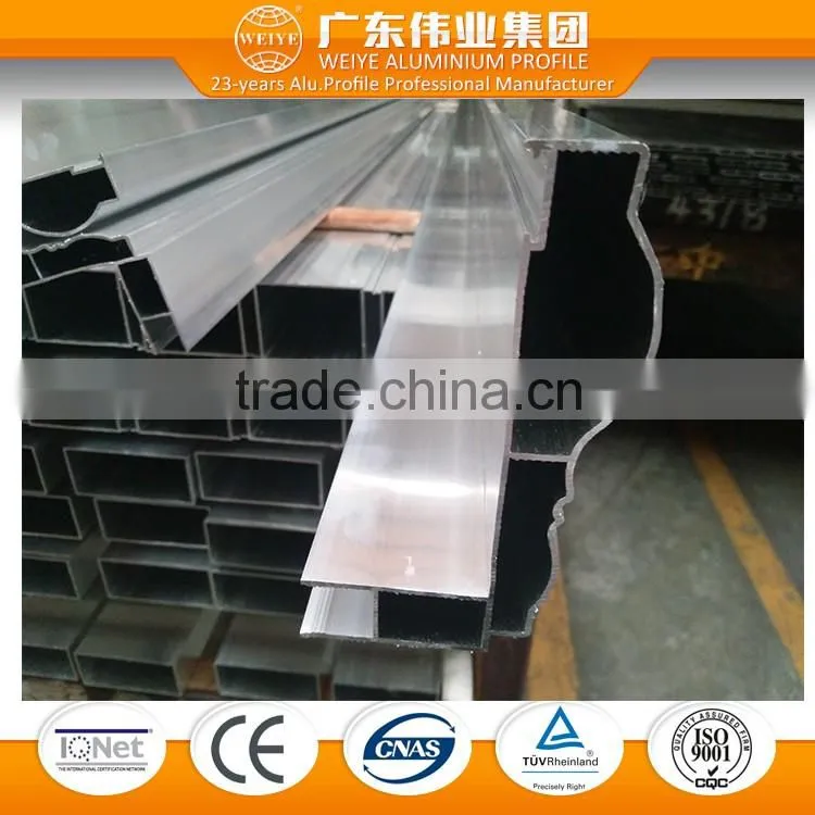 Guangdong factory aluminum extrusion profile with edging for heavy sliding door