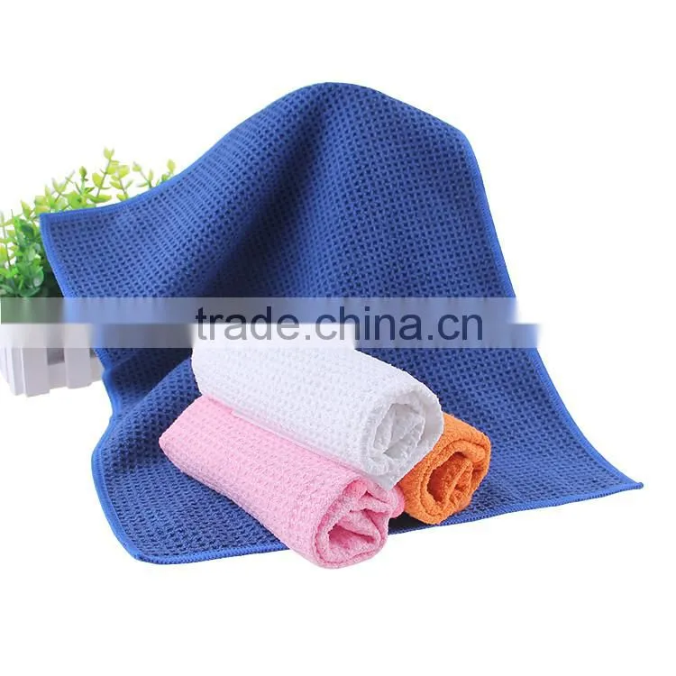 china factory orange waffle kitchen towel