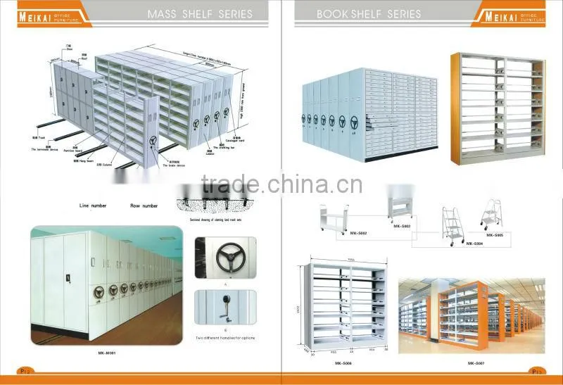 customized archive shelf decorative filing cabinets dense frame