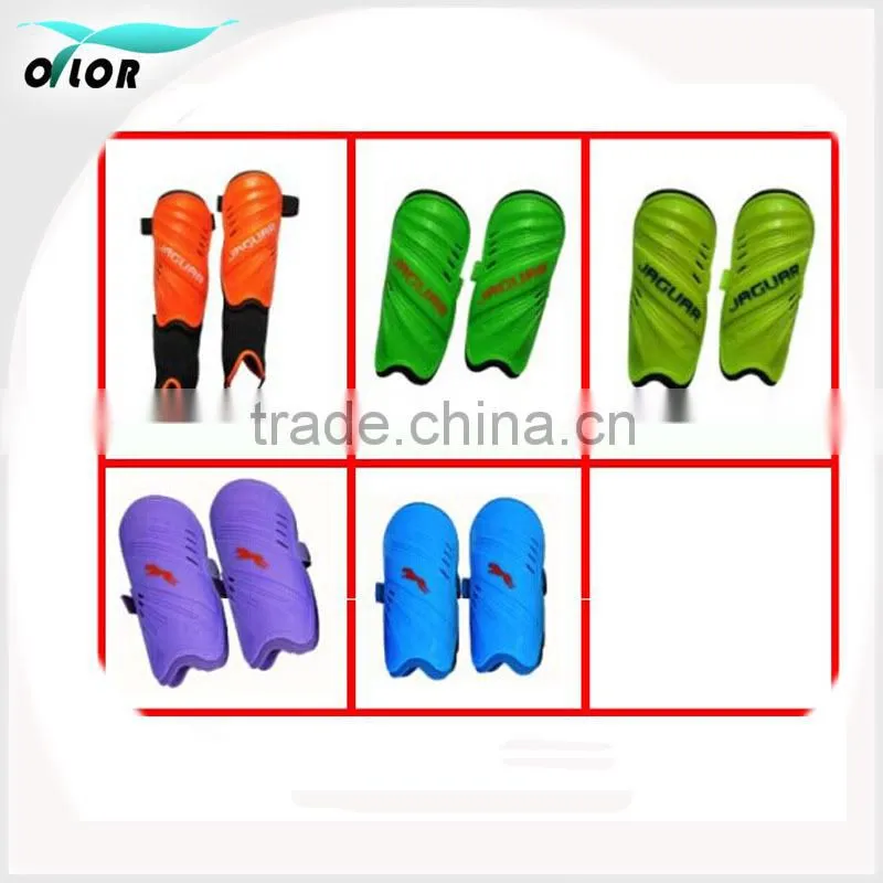 Custom elastic football shin pad with elastic strap