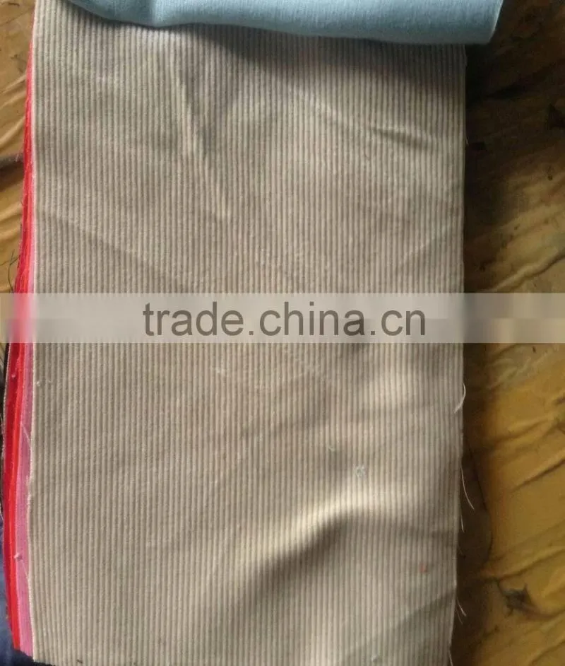stock cotton corduroy fabric