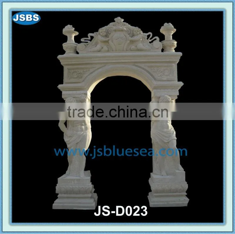 modern design white marble doors