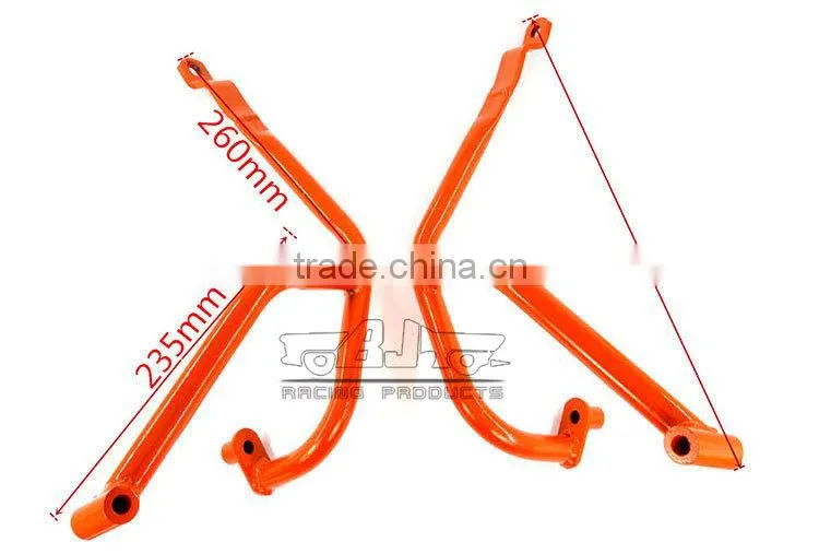 BJ-FG-KT001 Motorcycle Orange Frame Crash Bars Guard Protector for KTM DUKE 390